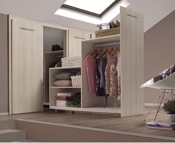 Wardrobe on wheels