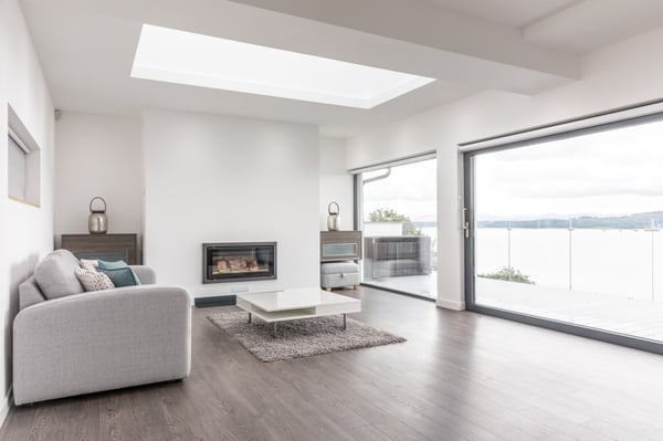 Living room with views of the Forth