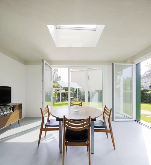 Dining room extension with loads of light