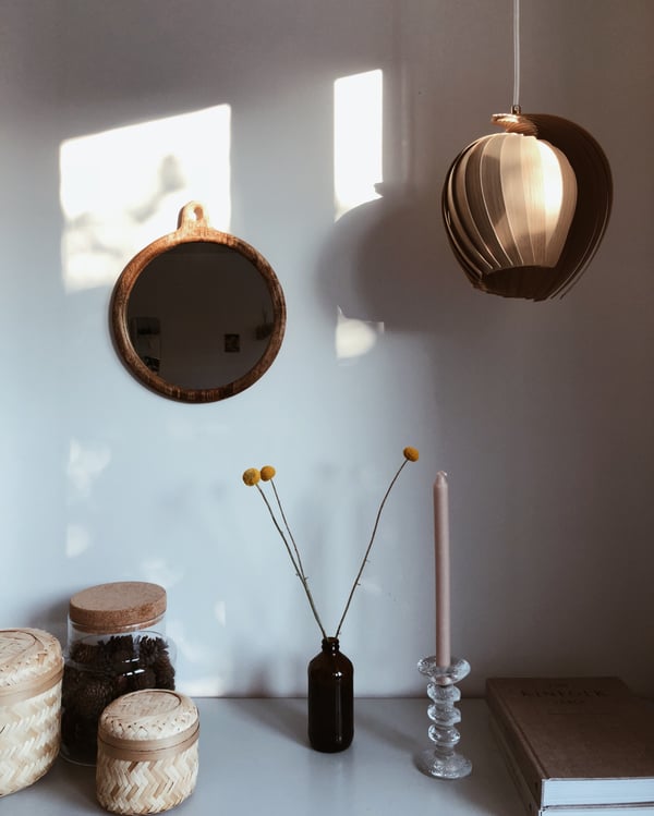 Natural light in Niina's study