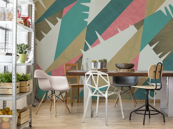Drips 2 Geometric Wallpaper from Wallsauce.com